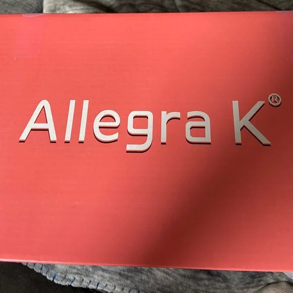 Allegra K Purple Lace up Heels, Size 7.5 - Picture 3 of 9